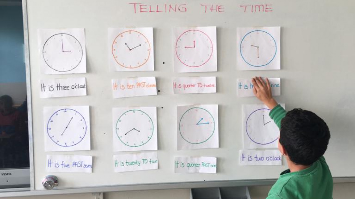 5.sınıf Telling the time (Zamanı / Saati söyleme) Etkinliği